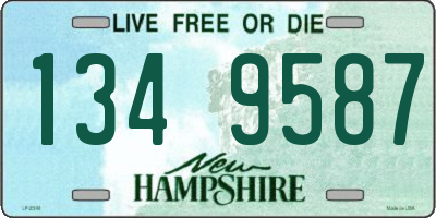 NH license plate 1349587