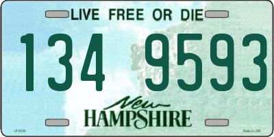 NH license plate 1349593
