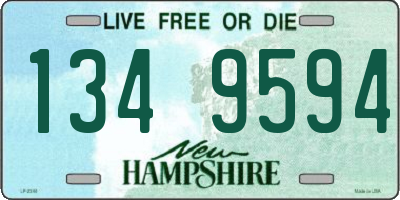 NH license plate 1349594