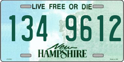 NH license plate 1349612