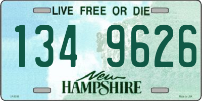 NH license plate 1349626