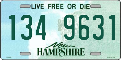 NH license plate 1349631