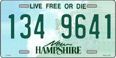 NH license plate 1349641