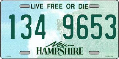 NH license plate 1349653