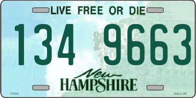 NH license plate 1349663
