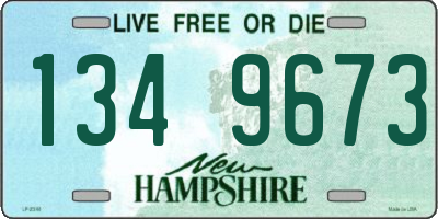 NH license plate 1349673