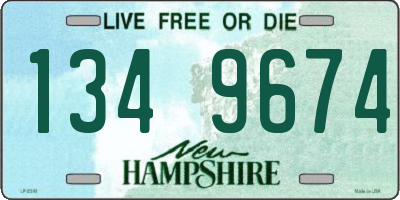 NH license plate 1349674