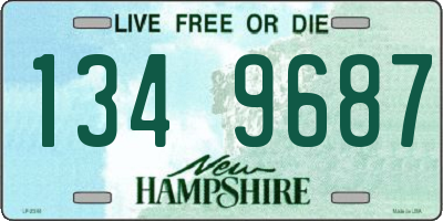 NH license plate 1349687