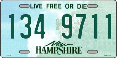 NH license plate 1349711