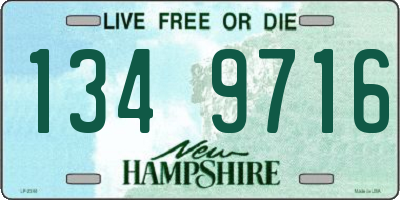 NH license plate 1349716