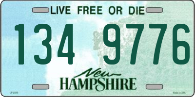 NH license plate 1349776