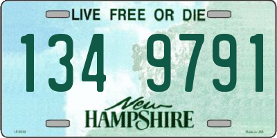 NH license plate 1349791