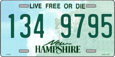 NH license plate 1349795