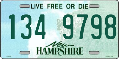 NH license plate 1349798