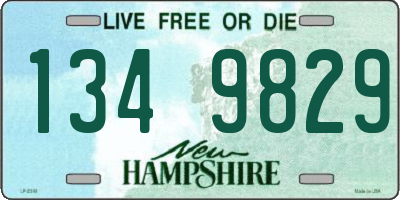 NH license plate 1349829