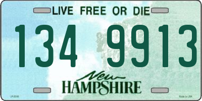 NH license plate 1349913