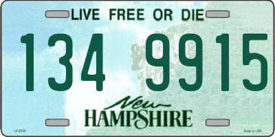 NH license plate 1349915
