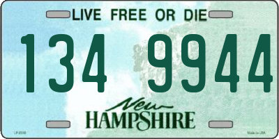 NH license plate 1349944