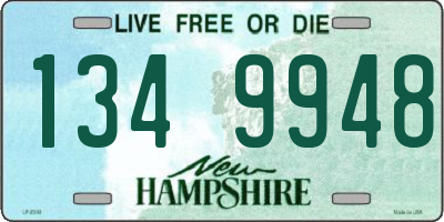 NH license plate 1349948
