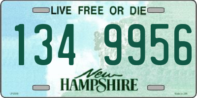 NH license plate 1349956