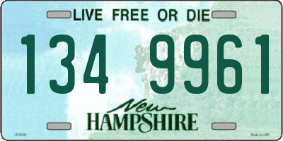 NH license plate 1349961