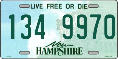 NH license plate 1349970