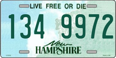 NH license plate 1349972
