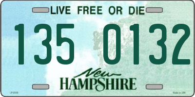 NH license plate 1350132