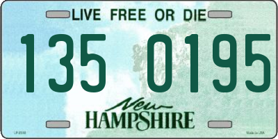 NH license plate 1350195