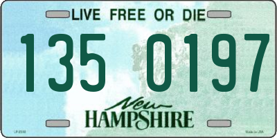 NH license plate 1350197