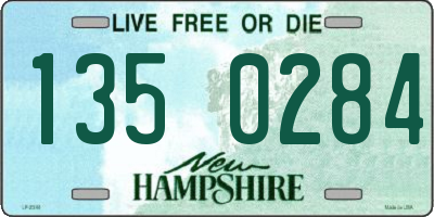 NH license plate 1350284