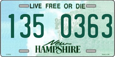 NH license plate 1350363
