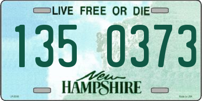 NH license plate 1350373