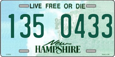 NH license plate 1350433