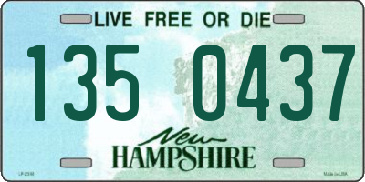 NH license plate 1350437