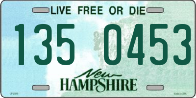 NH license plate 1350453