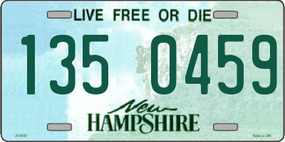 NH license plate 1350459