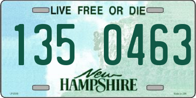 NH license plate 1350463