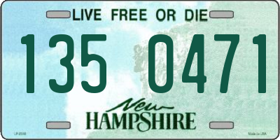 NH license plate 1350471