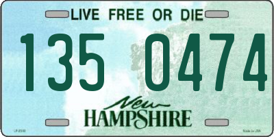NH license plate 1350474