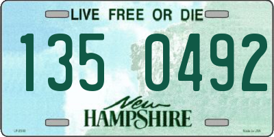 NH license plate 1350492