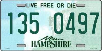 NH license plate 1350497