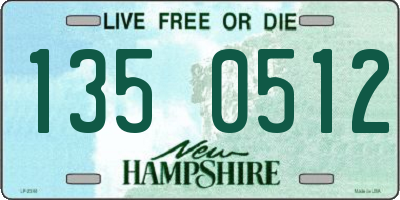 NH license plate 1350512