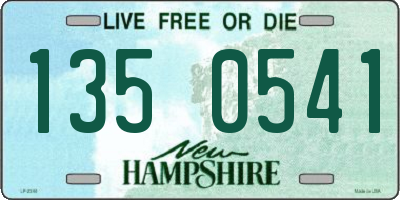 NH license plate 1350541