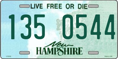 NH license plate 1350544