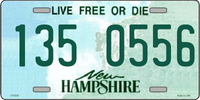 NH license plate 1350556
