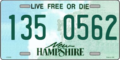 NH license plate 1350562