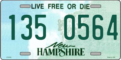 NH license plate 1350564