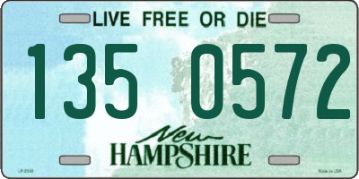 NH license plate 1350572