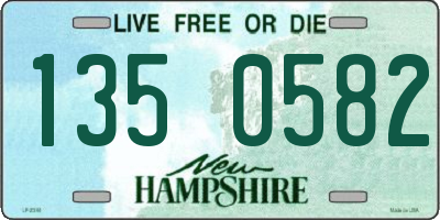 NH license plate 1350582